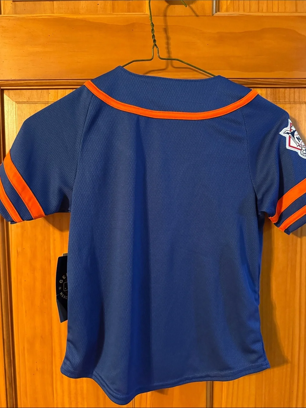 Genuine Merchandise Kids New York Mets Blue and Orange Baseball Jersey